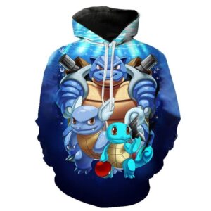 Sudadera Pokémon Carapuce Carabaffe Tortank