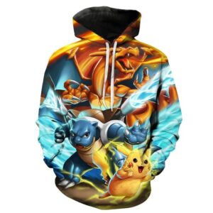 Sudadera Pokémon Dracaufeu Tortank Sudadera
