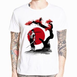 Camiseta One Piece Zoro Red Moon