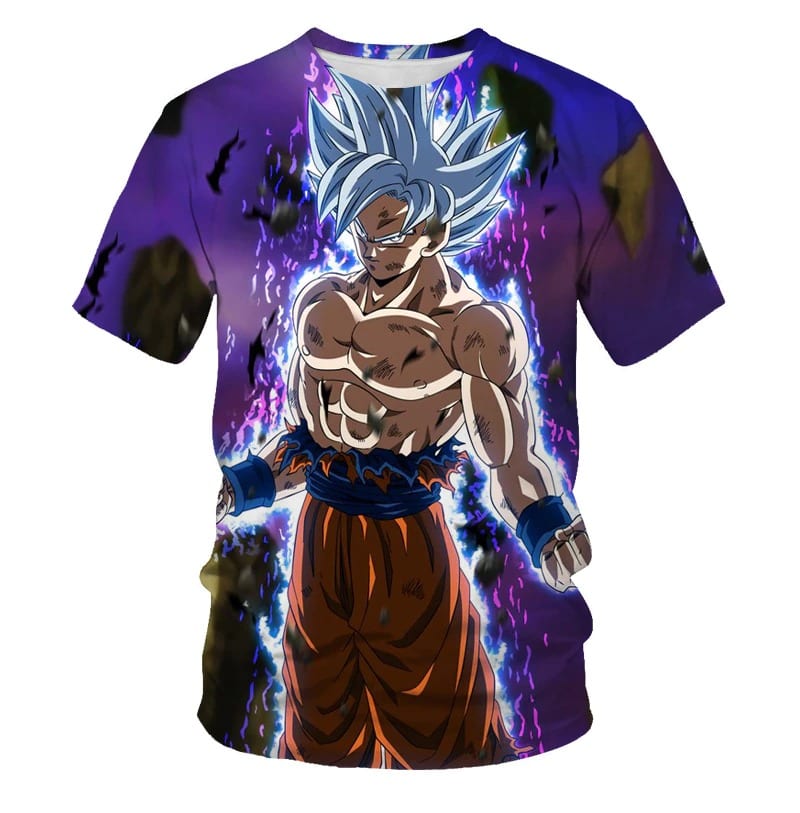 DBS Goku Camiseta de pelo gris DBS Goku Camiseta de pelo gris