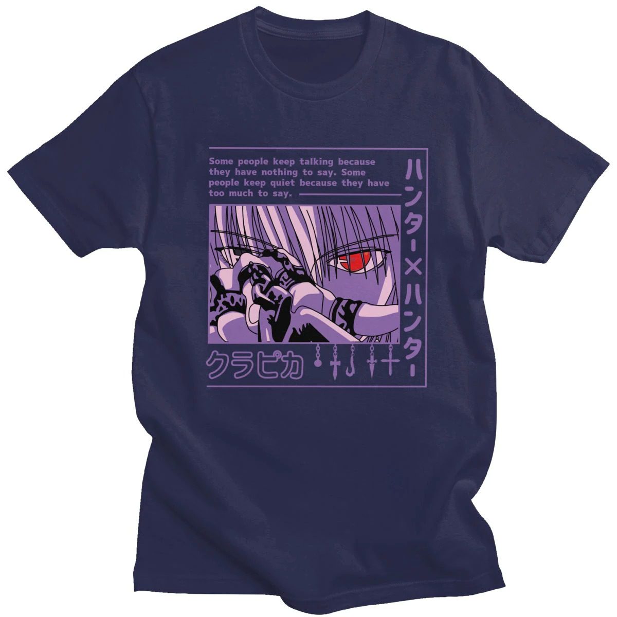 Camiseta Hunter X Hunter Kurapika Azul Camiseta Hunter X Hunter Kurapika Azul