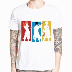 Camiseta One Piece Sabo x Luffy x Ace