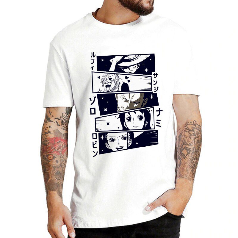 Camiseta One Piece Protagonistas Principales Camiseta One Piece Protagonistas Principales