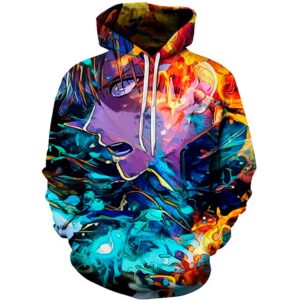 Sudadera My Hero Academia Shoto Fuego y Hielo