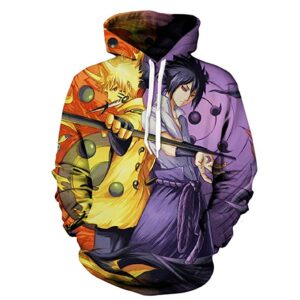 Sudadera Naruto Sasuke x Naruto Chakra by Hagoromo
