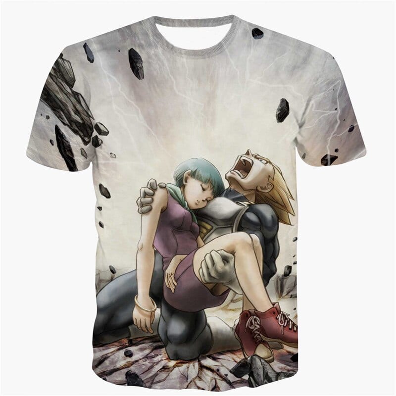 Camiseta DBS Vegeta y Bulma Camiseta DBS Vegeta y Bulma