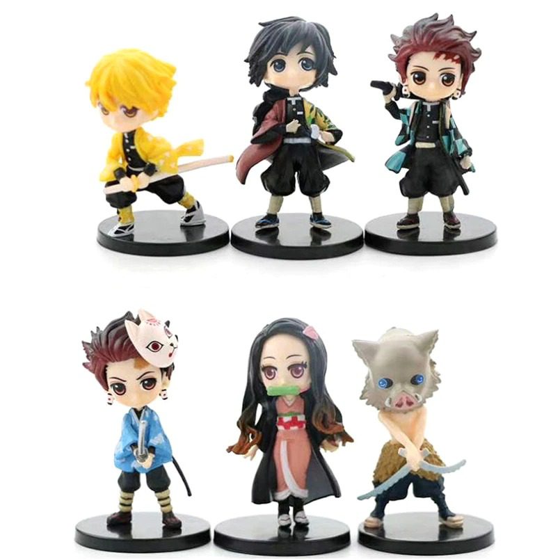Demon Slayer figura de acción Protagonistas x6 Demon Slayer figura de acción Protagonistas x6
