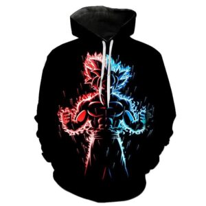 Dragon Ball Super Goku Sudadera SSJ Azul y Divino