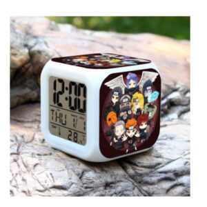 Naruto Akatsuki Clan Reloj despertador