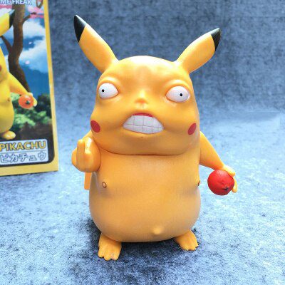 Figura de acción Pokémon Pikachu Dedo de Honor Figura de acción Pokémon Pikachu Dedo de Honor