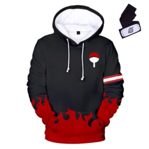 Sudadera del Clan Uchiwa de Naruto