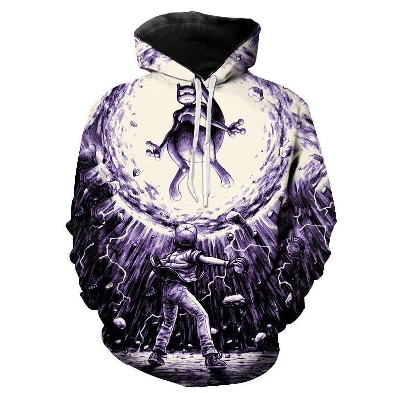 Sudadera Pokémon Rojo vs Mewtwo Sudadera Pokémon Rojo vs Mewtwo