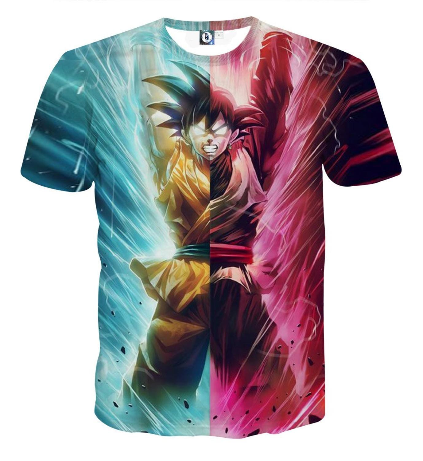 Camiseta DBS Black Goku vs Goku Camiseta DBS Black Goku vs Goku