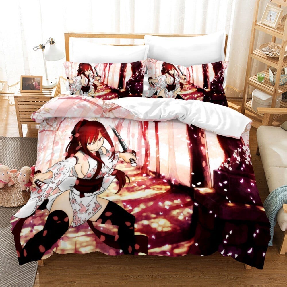 Funda Nórdica Fairy Tail Erza Le Chevalier Funda Nórdica Fairy Tail Erza Le Chevalier