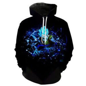 Dragon Ball Super Goku Sudadera SSJ Azul