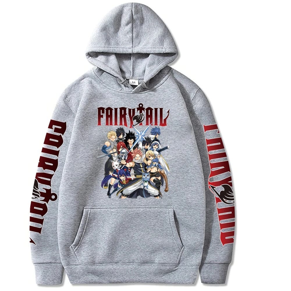 Sudadera Fairy Tail Gris Sudadera Fairy Tail Gris