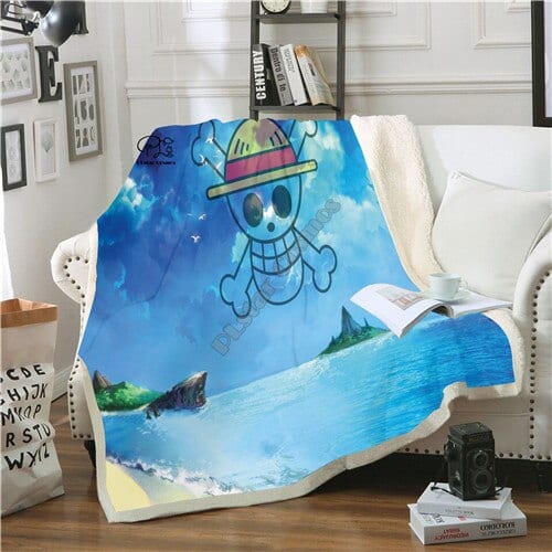 One Piece Jolly Roger Luffy Plaid One Piece Jolly Roger Luffy Plaid