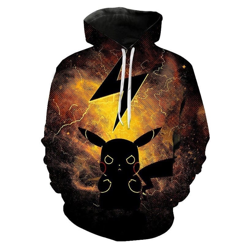 Sudadera Pokémon Pikachu Negro Sudadera Pokémon Pikachu Negro