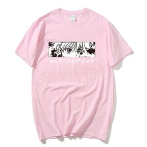 Camiseta Hunter X Hunter Kirua Rosa