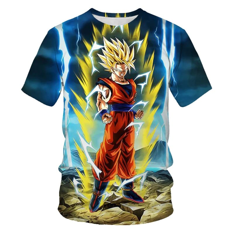 Camiseta Dragon Ball Z Goku SSJ2 Camiseta Dragon Ball Z Goku SSJ2