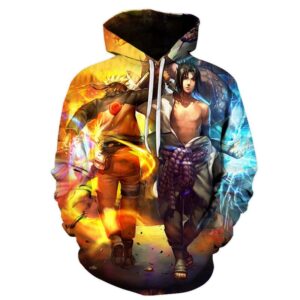 Sudadera Naruto x Sasuke Lariat