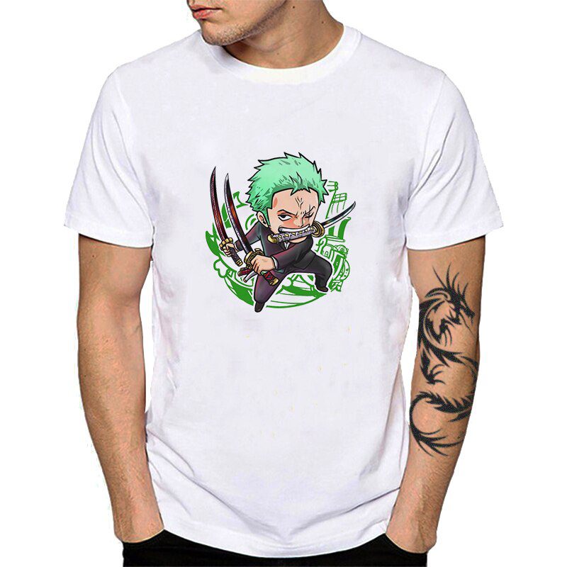 Camiseta One Piece Zoro Traje Camiseta One Piece Zoro Traje