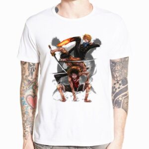 Camiseta One Piece Luffy x Zoro x Sanji