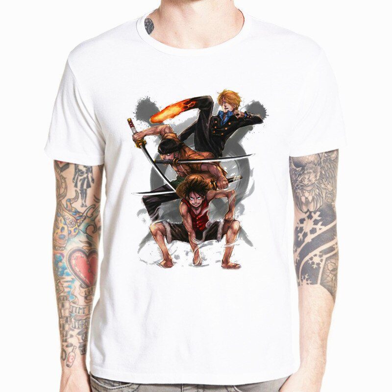 Camiseta One Piece Luffy x Zoro x Sanji Camiseta One Piece Luffy x Zoro x Sanji