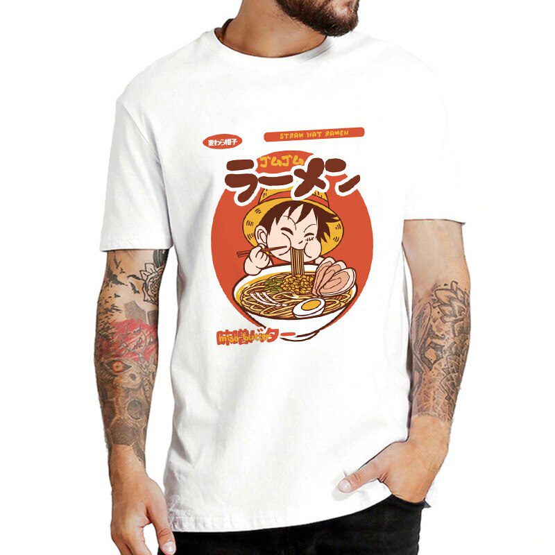 Camiseta One Piece Luffy Ramen Camiseta One Piece Luffy Ramen