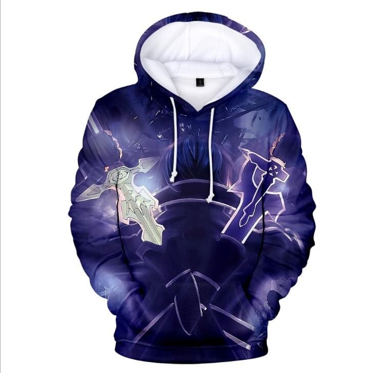 Sword Art Online Sudadera Elucidator y Dark Repulser Sword Art Online Sudadera Elucidator y Dark Repulser