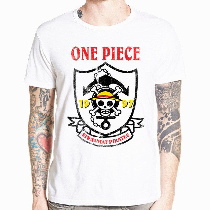 Camiseta Piratas Sombrero de Paja One Piece Camiseta Piratas Sombrero de Paja One Piece