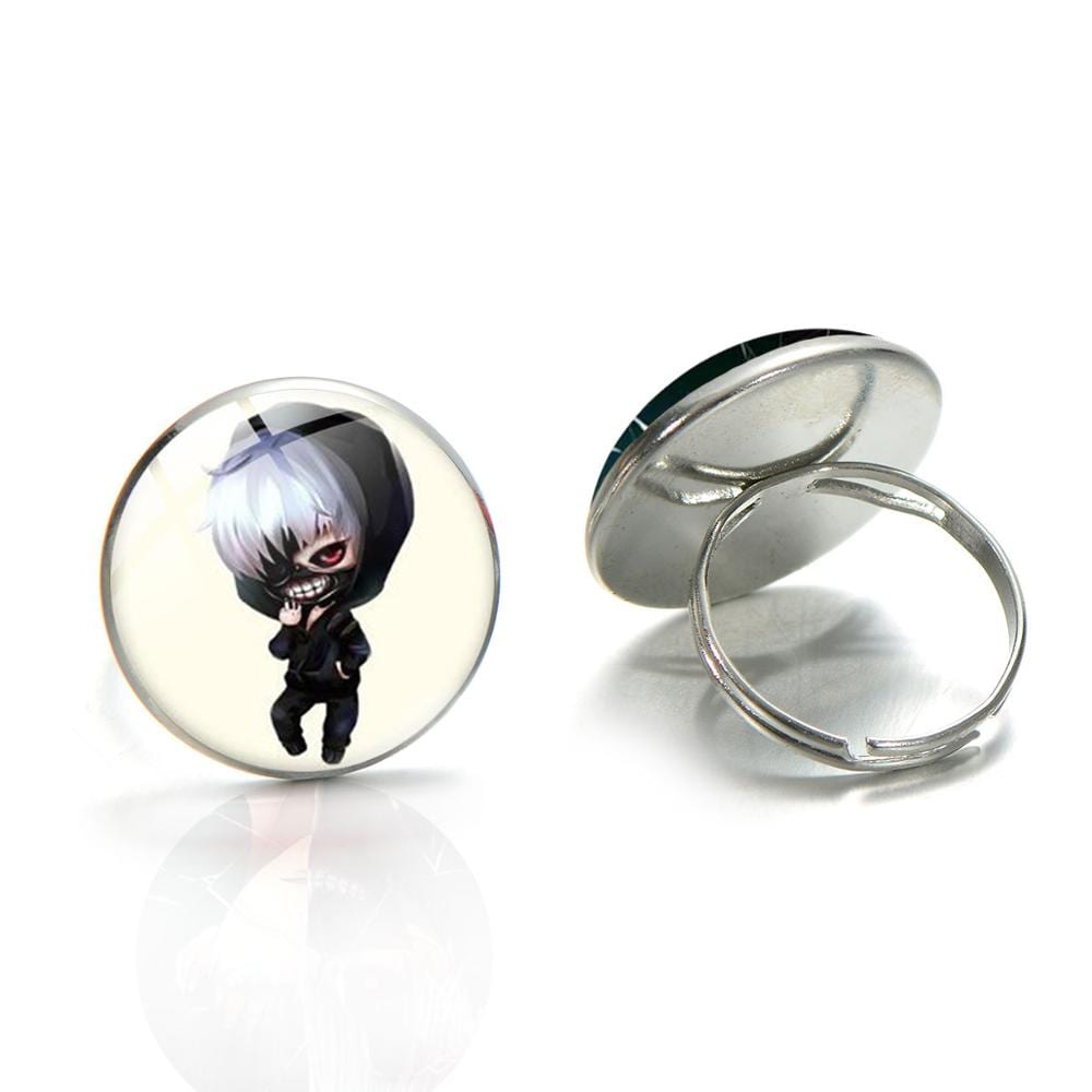 Anillo Tokyo Ghoul Kaneki White Hair Anillo Tokyo Ghoul Kaneki White Hair