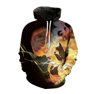 Sudadera Escena Zenitsu Demon Slayer