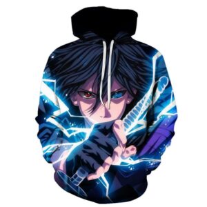 Sudadera Naruto Sasuke Rinnegan
