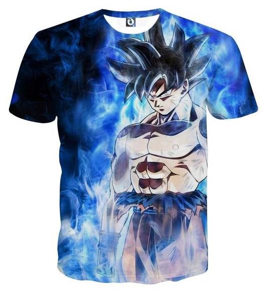 Camiseta DBS Goku Transcendental Reflex Camiseta DBS Goku Transcendental Reflex