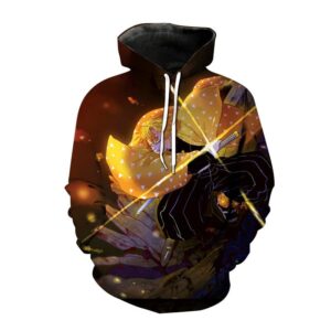 Sudadera Zenitsu Fight Demon Slayer