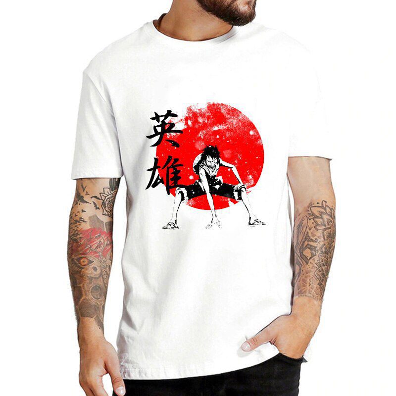 Camiseta One Piece Luffy Kanji Camiseta One Piece Luffy Kanji
