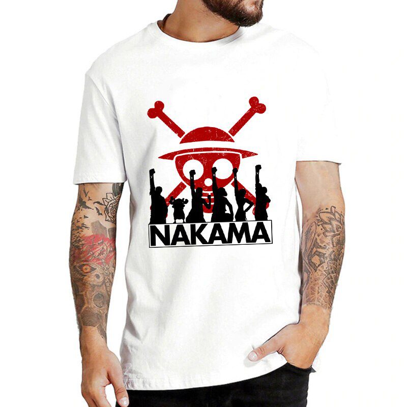 Camiseta One Piece Nakama White Camiseta One Piece Nakama White