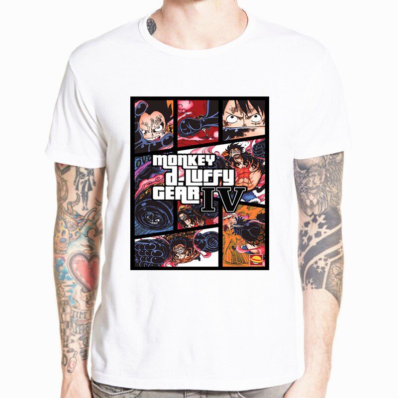 Camiseta One Piece Luffy GTA Camiseta One Piece Luffy GTA