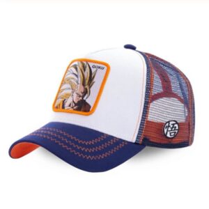 Gorra Dragon Ball Z Goku SSJ3 Blanca