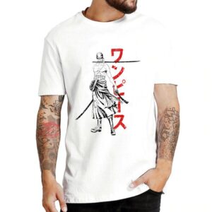 Camiseta One Piece Roronoa Zoro Kanji