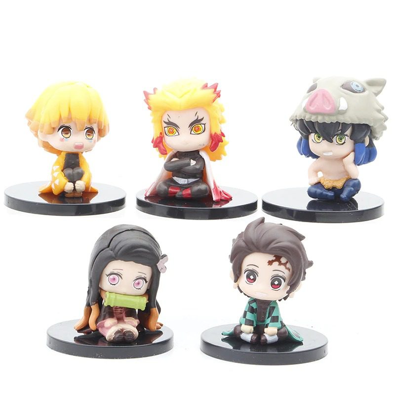 Figura de acción de la Cazadora de Demonios Kimetsu no Yaiba x5 Figura de acción de la Cazadora de Demonios Kimetsu no Yaiba x5