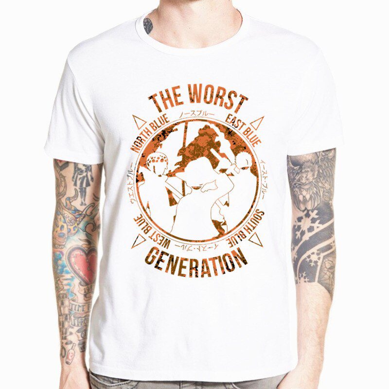 Camiseta One Piece The Worst Generation Camiseta One Piece The Worst Generation