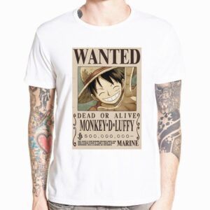 Camiseta One Piece Luffy Wanted