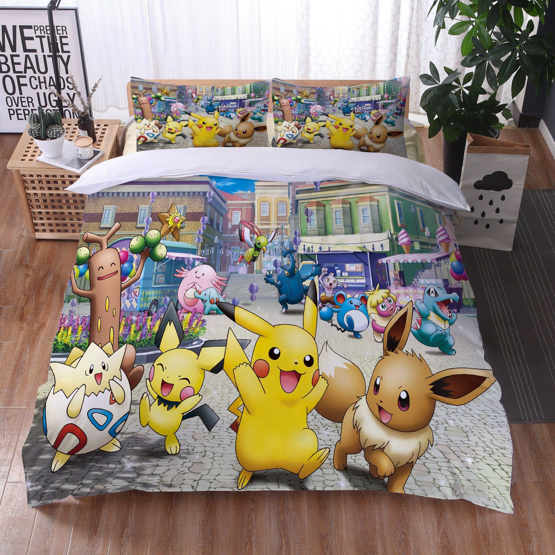 Funda Nórdica Pokémon Ciudad Funda Nórdica Pokémon Ciudad