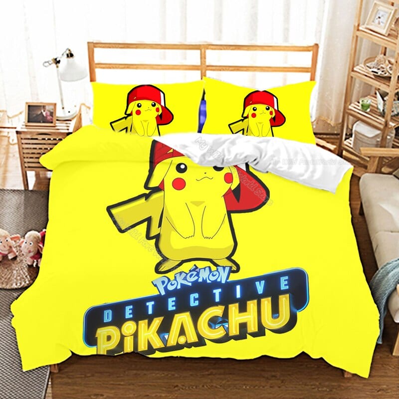Funda Nórdica Pokémon Pikachu Street Funda Nórdica Pokémon Pikachu Street