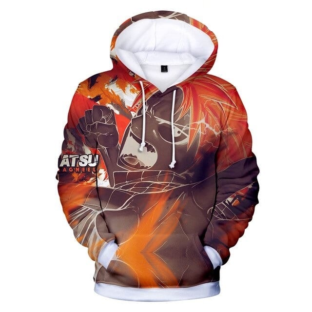 Sudadera Fairy Tail Natsu Dragón de Fuego Sudadera Fairy Tail Natsu Dragón de Fuego