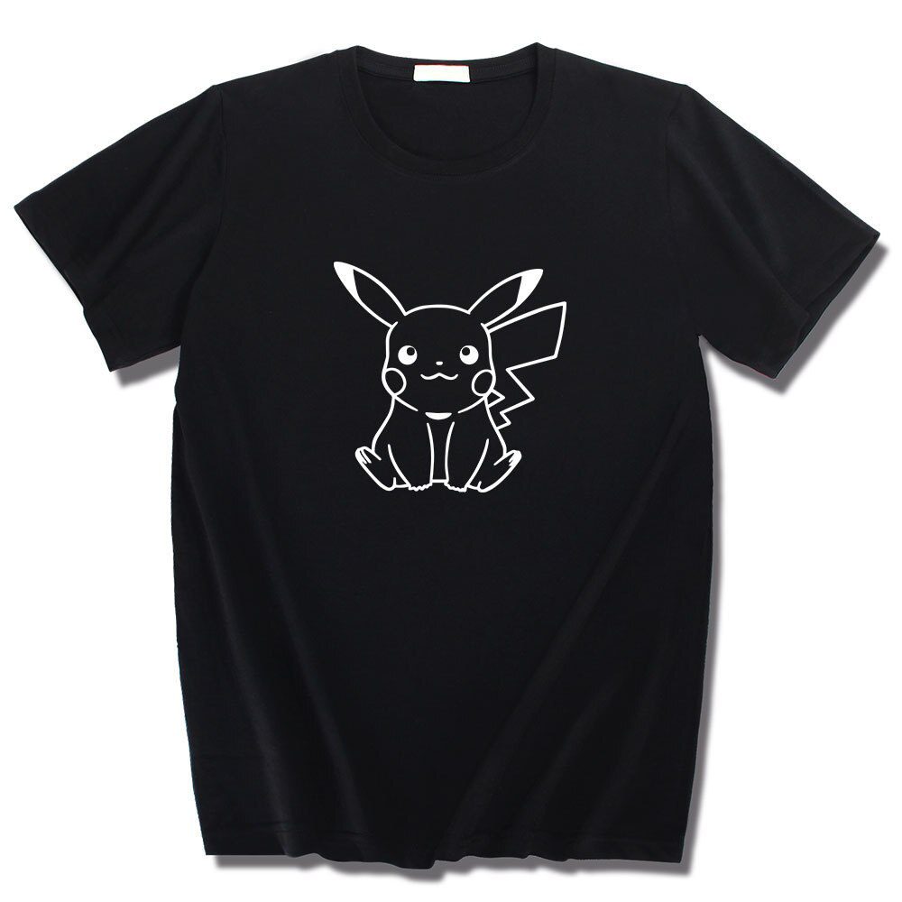 Camiseta Pokémon Pikachu Negra Camiseta Pokémon Pikachu Negra