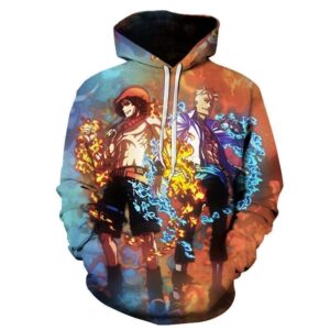 Sudadera One Piece Ace x Marco