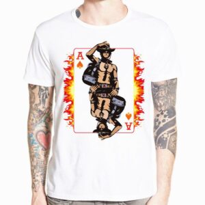 Camiseta One Piece Ace Map